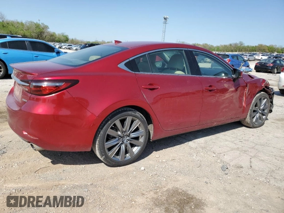 2019 Mazda 6 Grand Touring with VIN JM1GL1TY7K1506127, listed as a Copart auction lot 51953835 with 143,640 mi miles and Salvage Title. Bid and sale history available at carsss.com. Image 3.