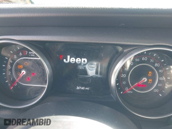 2022 Jeep Gladiator Mojave z VIN 1C6JJTEG0NL103523, wystawiony jako IAAI lot #41842011 z przebiegiem 36 160 mil mil oraz . Historia ofert i sprzedaży dostępna na DreamBid. Obrazek 7.