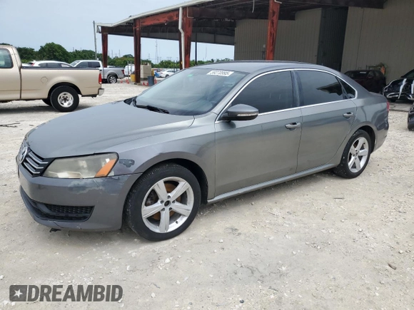 2012 Volkswagen Passat SE z VIN 1VWBP7A32CC063994, wystawiony jako Copart lot #59270995 z przebiegiem 169 999 mil mil oraz Szkoda całkowita • Salvage title. Historia ofert i sprzedaży dostępna na DreamBid. Obrazek 1.