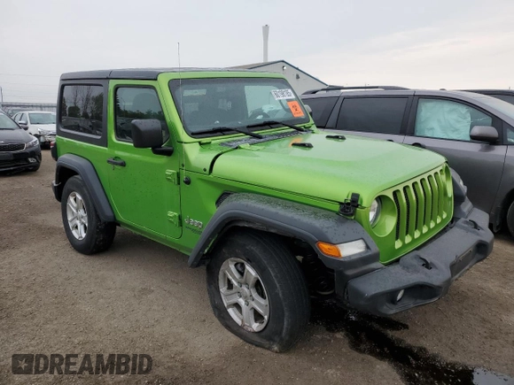 2018 Jeep Wrangler Sport с VIN 1C4GJXAG0JW279934, выставлен на аукционе Copart как лот 60198185 с пробегом 96 481 миль миль и Чистый • Clean title. История ставок и продаж доступна на DreamBid. Изображение 4.