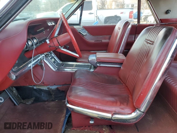1965 Ford Thunderbird with VIN 5Y83Z114448, listed as a Copart auction lot 42417615 with 53,083 mi miles and Clean Title. Bid and sale history available at DreamBid. Image 7.