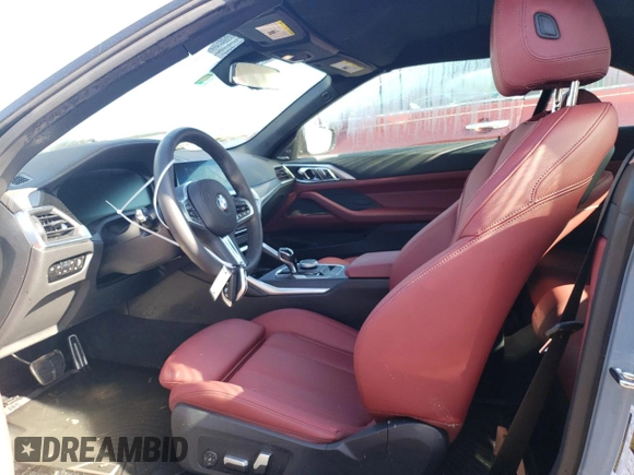 2023 BMW 4 Series 430i z VIN WBA23AT01PCM71355, wystawiony jako Copart lot #49051753 z przebiegiem 1 140 mil mil oraz . Historia ofert i sprzedaży dostępna na DreamBid. Obrazek 7.