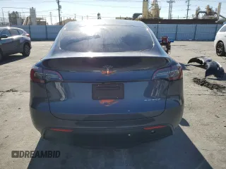 2023 Tesla Model Y Long Range with VIN 7SAYGDEE6PA032862, listed as a Copart auction lot 46542405 with 12,181 mi miles and Salvage Title. Bid and sale history available at DreamBid. Image 6.