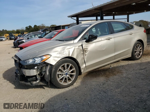 2017 Ford Fusion SE with VIN 3FA6P0H70HR402402, listed as a Copart auction lot 50150735 with 56,126 mi miles and Salvage title. Bid and sale history available at DreamBid. Image 1.