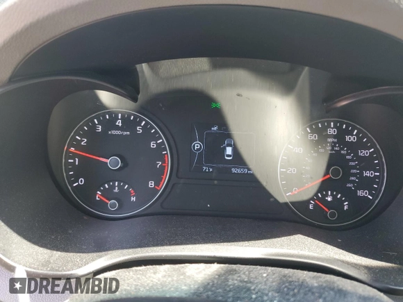 2016 Kia Optima EX with VIN 5XXGU4L35GG004327, listed as a Copart auction lot 54402855 with 92,659 mi miles and Salvage Title. Bid and sale history available at carsss.com. Image 9.
