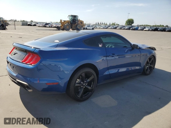2023 Ford Mustang EcoBoost with VIN 1FA6P8TH1P5107731, listed as a Copart auction lot 55351575 with 11,655 mi miles and Salvage title. Bid and sale history available at DreamBid. Image 3.