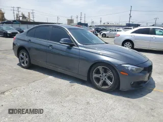 2015 BMW 3 Series 328i with VIN WBA3A5G5XFNS86943, listed as a Copart auction lot 57620325 with 154,165 mi miles and Salvage title. Bid and sale history available at DreamBid. Image 4.