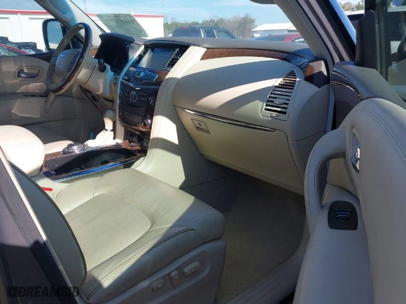 2015 Infiniti QX80 with VIN JN8AZ2NC3F9370537, listed as a IAAI auction lot 41492839 with 137,129 mi miles. Bid and sale history available at carsss.com. Image 5.