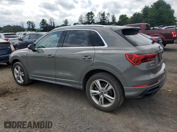 2021 Audi Q3 S line Premium with VIN WA1DECF34M1029033, listed as a Copart auction lot 65147115 with 54,784 mi miles and Clean title. Bid and sale history available at DreamBid. Image 2.