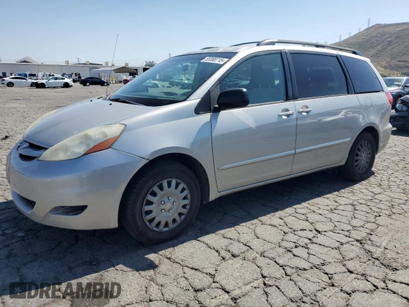 2007 Toyota Sienna CE with VIN 5TDZK23C57S010839, listed as a Copart auction lot 55300715 with 161,568 mi miles and Clean Title. Bid and sale history available at carsss.com. Image 1.
