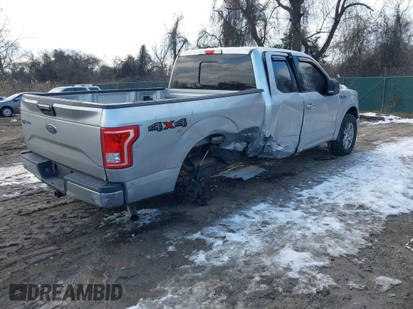 2016 Ford F-150 XLT with VIN 1FTEX1EP7GFC38318, listed as a IAAI auction lot 41417018 with 107,838 mi miles. Bid and sale history available at carsss.com. Image 4.