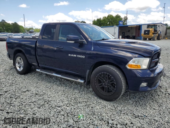 2012 Ram 1500 Sport with VIN 1C6RD7HT5CS172270, listed as a Copart auction lot 61381345 with 224,639 mi miles and Salvage title. Bid and sale history available at DreamBid. Image 4.