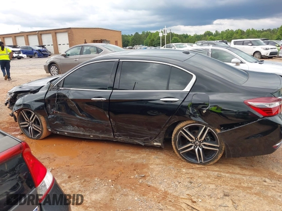 2016 Honda Accord Touring with VIN 1HGCR3F90GA012715, listed as a IAAI auction lot 42399280 with 140,786 mi miles and . Bid and sale history available at DreamBid. Image 14.