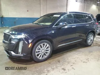 2021 Cadillac XT6 Premium Luxury with VIN 1GYKPFRS7MZ182769, listed as a Copart auction lot 52596805 with 48,498 mi miles and Clean Title. Bid and sale history available at carsss.com. Image 1.