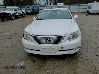 2009 Lexus LS 460 with VIN JTHCL46F395002766, listed as a Copart auction lot 48797575 with 120,725 mi miles and Salvage Title. Bid and sale history available at DreamBid. Image 11.