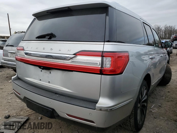 2018 Lincoln Navigator Select with VIN 5LMJJ2JT0JEL07543, listed as a Copart auction lot 47220234 with 152,557 mi miles and Salvage Title. Bid and sale history available at carsss.com. Image 3.