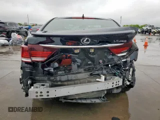 2017 Lexus LS with VIN JTHBL5EF0H5145689, listed as a Copart auction lot 51944735 with 55,904 mi miles and Salvage Title. Bid and sale history available at carsss.com. Image 6.