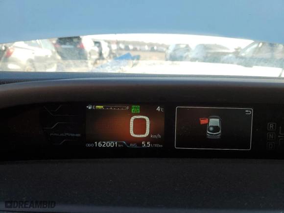 2019 Toyota Prius Prime Plus with VIN JTDKARFP2K3112170, listed as a Copart auction lot 50794605 with 162,001 mi miles and Clean Title. Bid and sale history available at carsss.com. Image 9.