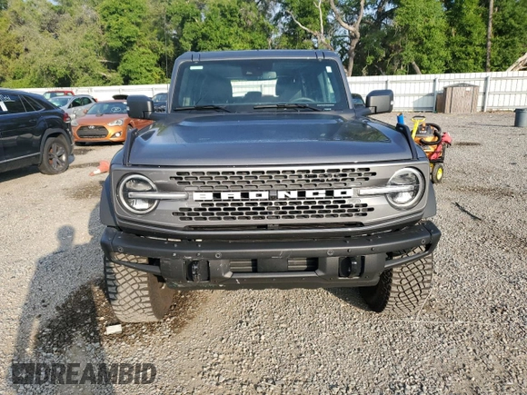 2024 Ford Bronco Badlands with VIN 1FMEE9BP4RLA21303, listed as a Copart auction lot 53457375 with 13,881 mi miles and Salvage title. Bid and sale history available at DreamBid. Image 5.