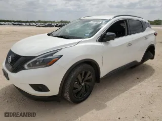 2018 Nissan Murano Platinum with VIN 5N1AZ2MG4JN127072, listed as a Copart auction lot 53382925 with 63,892 mi miles and Salvage Title. Bid and sale history available at carsss.com. Image 1.