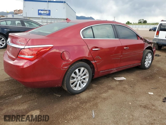 2014 Buick LaCrosse with VIN 1G4GA5GRXEF188507, listed as a Copart auction lot 60331155 with 100,784 mi miles and Salvage title. Bid and sale history available at DreamBid. Image 3.