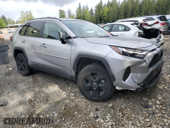 2023 Toyota RAV4 Hybrid LE with VIN 4T3MWRFV3PU091097, listed as a Copart auction lot 55745845 with 25,969 mi miles and Clean title. Bid and sale history available at DreamBid. Image 4.