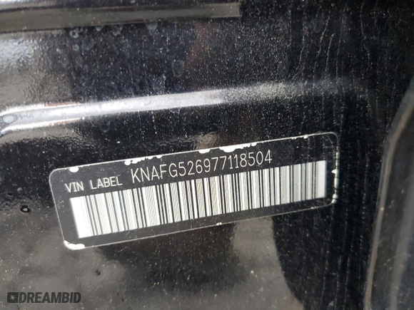 2007 Kia Rondo EX with VIN KNAFG526977118504, listed as a Copart auction lot 74013034 with 95,620 mi miles and Salvage Title. Bid and sale history available at carsss.com. Image 13.