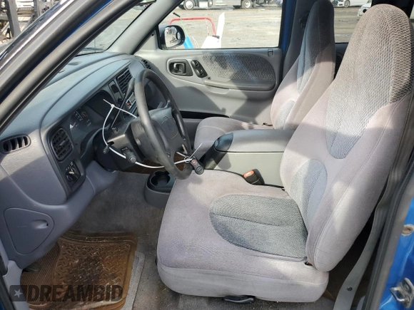 1999 Dodge Dakota SLT with VIN 1B7GL22X7XS121831, listed as a Copart auction lot 43424265 with 201,511 mi miles and Salvage Title. Bid and sale history available at carsss.com. Image 7.