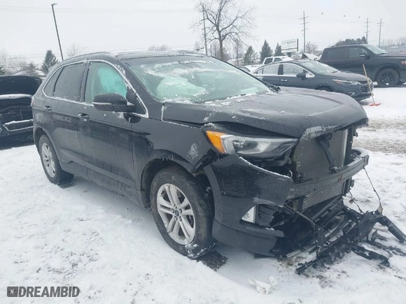 2020 Ford Edge SEL with VIN 2FMPK4J99LBA82726, listed as a IAAI auction lot 41328281 with 55,865 mi miles. Bid and sale history available at carsss.com. Image 1.