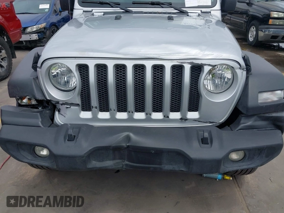 2023 Jeep Wrangler Sport with VIN 1C4HJXDG2PW508235, listed as a IAAI auction lot 42127823 with 25,069 mi miles and . Bid and sale history available at DreamBid. Image 6.