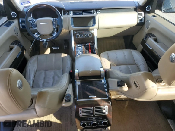 2017 Land Rover Range Rover with VIN SALGS5FE3HA339374, listed as a Copart auction lot 80572104 with 129,795 mi miles and Clean title. Bid and sale history available at DreamBid. Image 8.