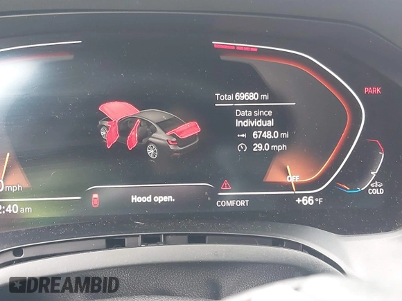 2019 BMW 3 Series 330i xDrive with VIN WBA5R7C59KAJ83727, listed as a IAAI auction lot 42244312 with 69,680 mi miles and . Bid and sale history available at DreamBid. Image 15.