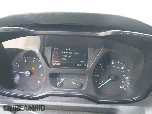 2018 Ford Transit XL z VIN 1FBZX2CG0JKA09945, wystawiony jako IAAI lot #42260073 z przebiegiem 60 838 mil mil oraz . Historia ofert i sprzedaży dostępna na DreamBid. Obrazek 7.