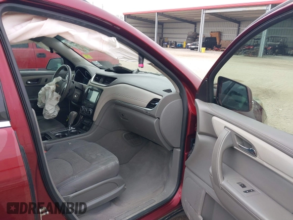 2016 Chevrolet Traverse LT z VIN 1GNKRHKD5GJ213065, wystawiony jako IAAI lot #41488144 z przebiegiem 146 625 mil mil oraz . Historia ofert i sprzedaży dostępna na DreamBid. Obrazek 5.
