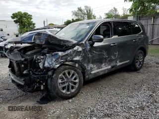 2023 Kia Telluride LX z VIN 5XYP24GC2PG383282, wystawiony jako Copart lot #80385864 z przebiegiem 39 272 mil mil oraz Nie do naprawy • Non repairable. Historia ofert i sprzedaży dostępna na DreamBid. Obrazek 1.