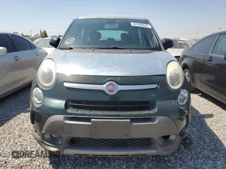 2014 FIAT 500L Trekking with VIN ZFBCFADH4EZ010196, listed as a Copart auction lot 62566094 with 128,519 mi miles and Salvage Title. Bid and sale history available at carsss.com. Image 5.