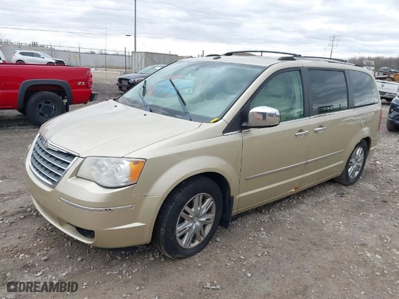 2010 Chrysler Town & Country Limited with VIN 2A4RR6DX2AR178730, listed as a IAAI auction lot 41994623 with 168,804 mi miles. Bid and sale history available at carsss.com. Image 2.