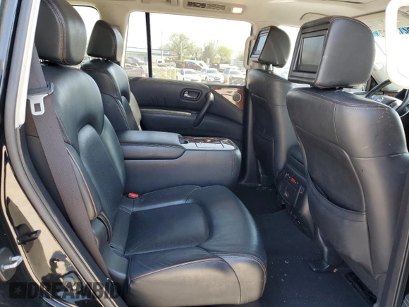 2017 Nissan Armada Platinum with VIN JN8AY2NE3H9706565, listed as a Copart auction lot 52124855 with 126,592 mi miles and Clean Title. Bid and sale history available at carsss.com. Image 11.