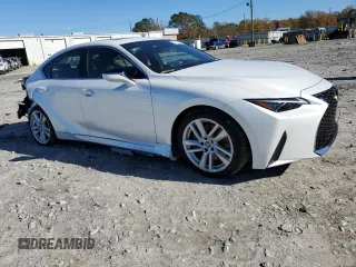2024 Lexus IS 300 with VIN JTHCA1D24R5131944, listed as a Copart auction lot 84717014 with 4,561 mi miles and Salvage title. Bid and sale history available at DreamBid. Image 4.
