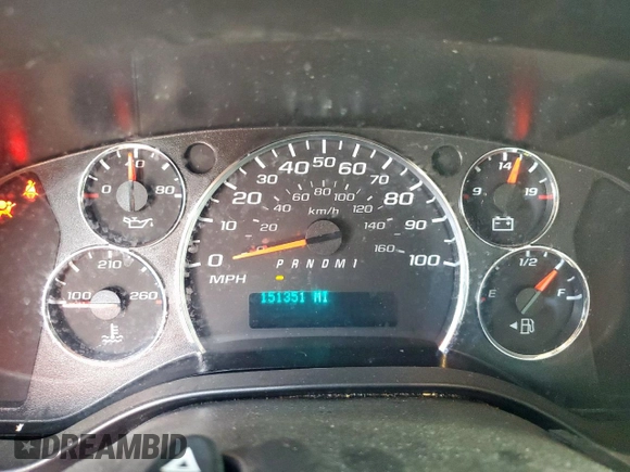 2020 Chevrolet Express Cargo with VIN 1GCWGAFG3L1253909, listed as a Copart auction lot 51053565 with 151,351 mi miles and Clean title. Bid and sale history available at DreamBid. Image 9.