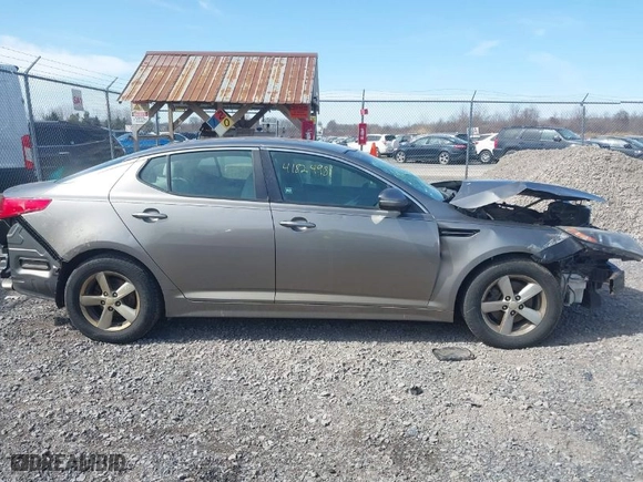 2014 Kia Optima LX with VIN 5XXGM4A79EG287804, listed as a IAAI auction lot 41824981 with 191,213 mi miles. Bid and sale history available at carsss.com. Image 14.