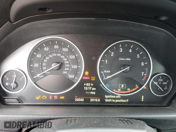 2014 BMW 4 Series 428i with VIN WBA3V7C50EJ873373, listed as a Copart auction lot 44395565 with 33,042 mi miles and Salvage title. Bid and sale history available at DreamBid. Image 9.