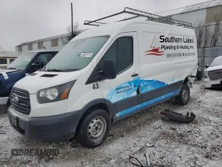 2015 Ford Transit with VIN 1FTNR2CG4FKB21496, listed as a Copart auction lot 43830175 with 157,684 mi miles and Clean Title. Bid and sale history available at DreamBid. Image 1.
