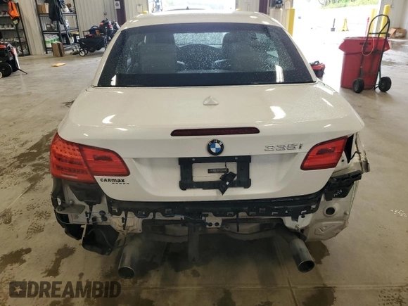 2013 BMW 3 Series 335i with VIN WBADX7C54DJ589502, listed as a Copart auction lot 51968185 with 63,541 mi miles and Salvage Title. Bid and sale history available at DreamBid. Image 6.