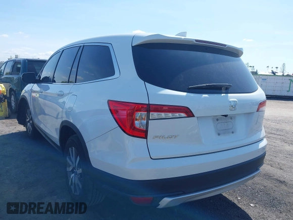 2020 Honda Pilot EX-L with VIN 5FNYF5H59LB027265, listed as a IAAI auction lot 41826300 with 57,201 mi miles. Bid and sale history available at carsss.com. Image 3.