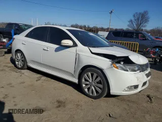 2013 Kia Forte SX with VIN KNAFW4A39D5699241, listed as a Copart auction lot 47417225 with 75,632 mi miles and Salvage Title. Bid and sale history available at carsss.com. Image 4.