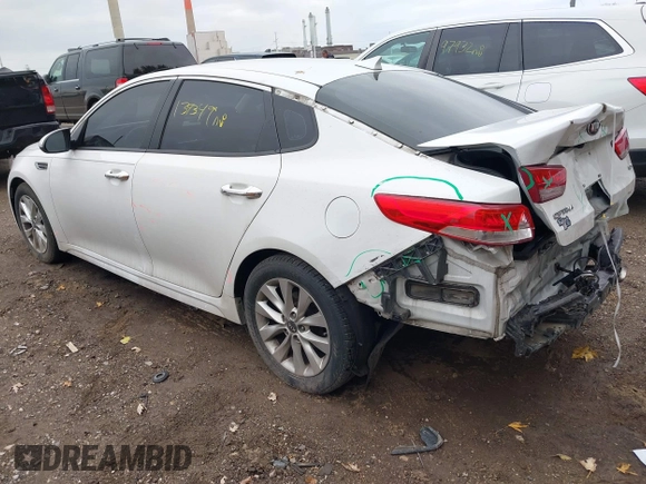 2017 Kia Optima EX with VIN 5XXGU4L38HG153641, listed as a IAAI auction lot 40746944 with 139,349 mi miles. Bid and sale history available at carsss.com. Image 3.