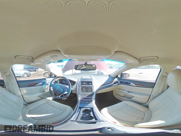 2015 Lincoln MKZ Hybrid with VIN 3LN6L2LUXFR619608, listed as a Copart auction lot 58407575 with 45,710 mi miles and Salvage title. Bid and sale history available at DreamBid. Image 14.