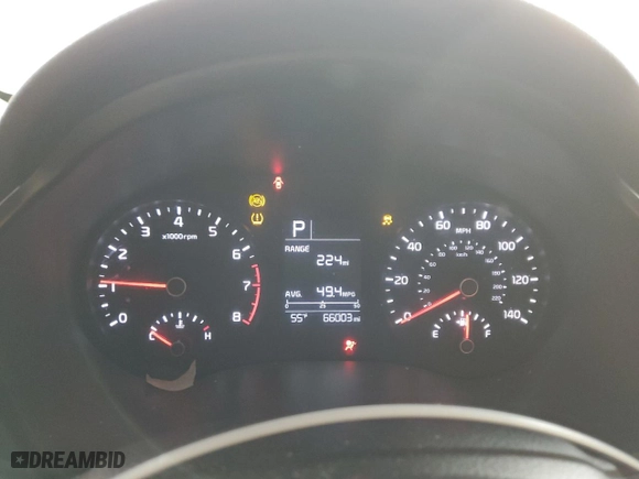 2020 Kia Rio 5-Door S with VIN 3KPA25AD8LE318649, listed as a Copart auction lot 84560954 with 66,003 mi miles and Salvage Title. Bid and sale history available at carsss.com. Image 9.