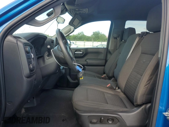 2022 Chevrolet Silverado 1500 Custom Trail Boss with VIN 3GCPDCED1NG685533, listed as a Copart auction lot 61293174 with 62,810 mi miles and Salvage Title. Bid and sale history available at DreamBid. Image 7.